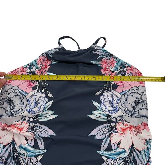 Venus Greyish Blue Floral Tankini‎ - Size 12 - Picture 8 of 10